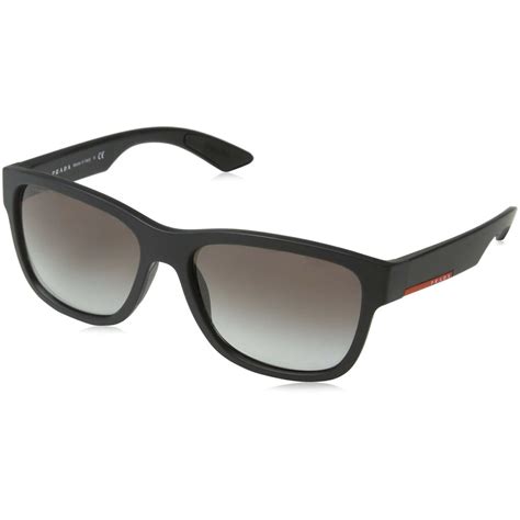 prada linea rossa men's 0ps 54is black rubber grey polarized|Prada Linea Rossa Men's 0PS 54IS Black .